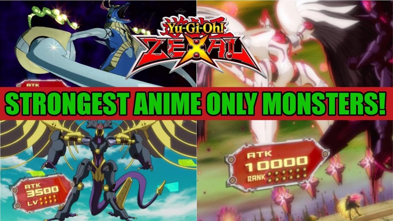 Yu-Gi-Oh Zexal: 15 STRONGEST Anime Exclusive Monsters! (Highest Attack)