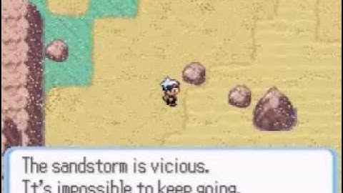 Pokemon Ruby  - Sandstorm