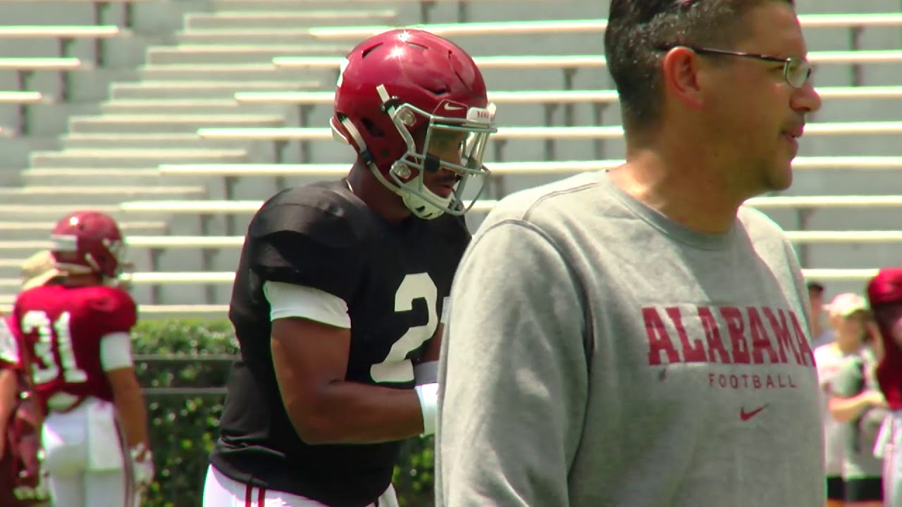 Alabama holds 8th practice of fall camp - YouTube