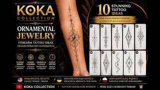 10 Ornamental Forearm Tattoo Ideas for Women Elegant Jewelry Tattoos