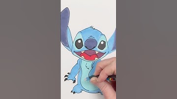 Drawing Stitch, but I ONLY have 10 seconds… (#shorts)