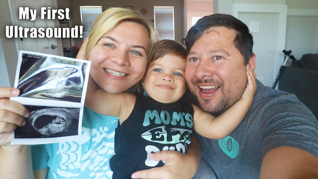 My First Ultrasound W/ My Toddler & Husband!