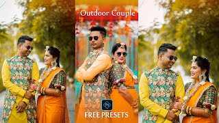 Pre-Wedding Outdoor Couple Photo Editing in Photoshop 2023 ( FREE PRESETS ) screenshot 1