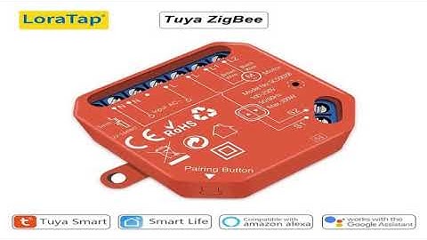 LoraTap ZigBee 3.0 Curtain Switch Module For Roller Blind Shutter Motor Tuya Smart Work wi