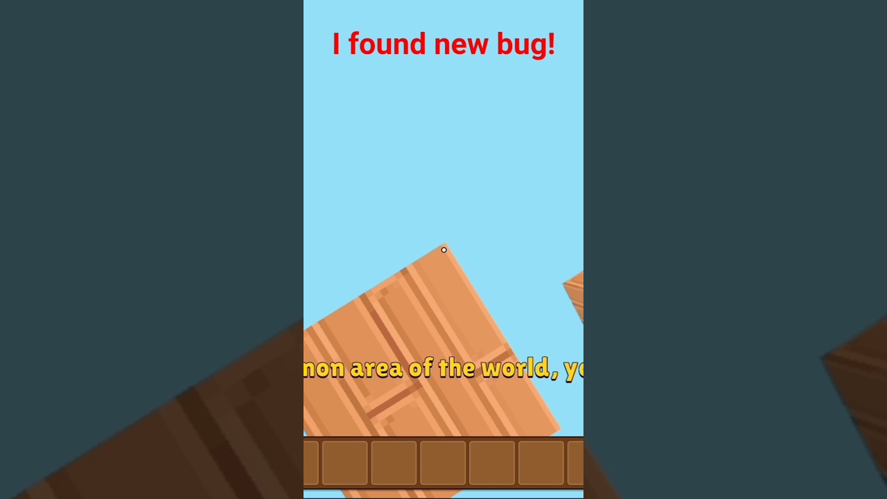 I found new bug in creative!? 