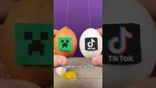 Creeper vs TikTok Eggs