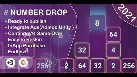 Number Drop(Unity Game+Admob+iOS+Android)