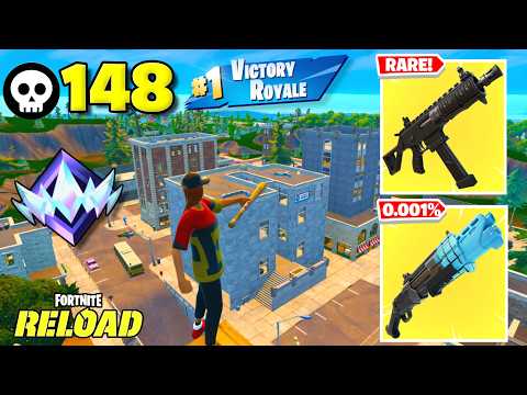 148 Elimination "RANKED RELOAD” Gameplay Wins (Fortnite Chapter 7 PS5 Controller)