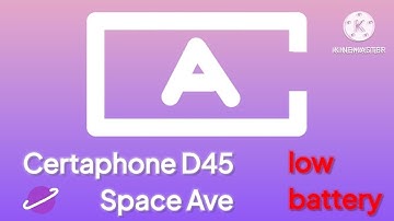 Certaphone D45 Space Ave Battery Empty New Example