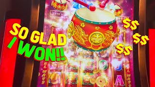 TRIPLE DRUMS BONUS!! with MAVLR AND VLR on Wizard of Oz and Dancing Drums Prosperity Slots!!