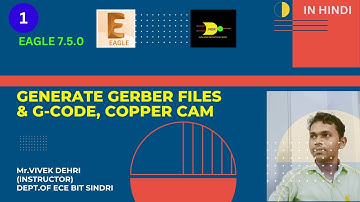 Eagle 7.5.0 , Gerber files & G code generate, copper CAM,