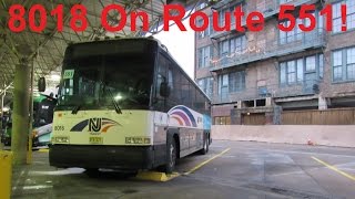 NeoplanDude | NJT 2002 MCI D4000 #8018 On Route 551, To Atlantic City!