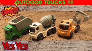 OUTDOOR TRUCKS| WOW ENGINEERING TRUCKS 🤩🚚| MADE FOR KIDS AND TOY LOVERS