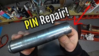 BROKEN Thumb Pin Repair Kubota KX121-3 Mini Excavator | Bucket to Arm Main Repair Guide