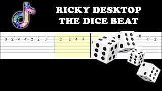 Ricky Desktop - The Dice Beat (Easy Guitar Tabs Tutorial)