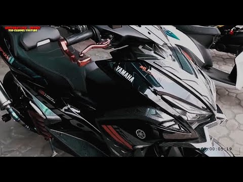 Modified New Yamaha Aerox Black Cool Very Bad YouTube