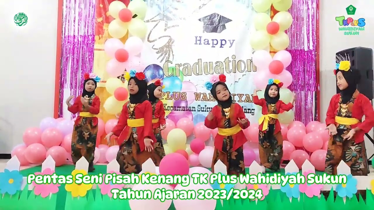 Tari Padang Bulan Tk Plus Wahidiyah Sukun || tahun ajaran 2023/2024