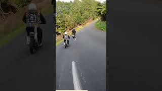 Playing the catch up game on a group ride!