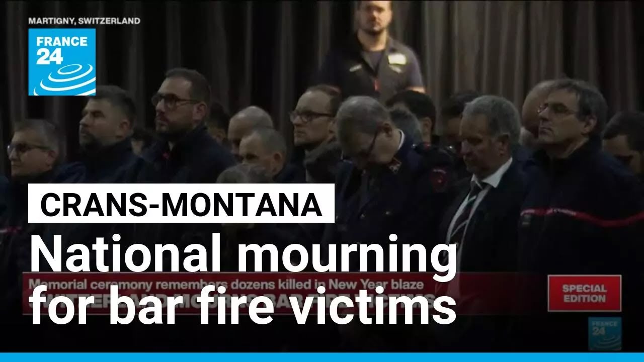 Switzerland holds memorial service during day of national mourning • FRANCE 24 English