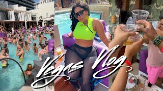 VEGAS VLOG | NIGHT LIFE • MARQUEE DAY PARTY • TIPSY FUN | Gina Jyneen