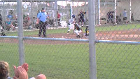 Anthony Davila Stealing Home plate at 2012 strong ...
