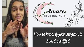 How To Know If Your Surgeon Is Board Certified