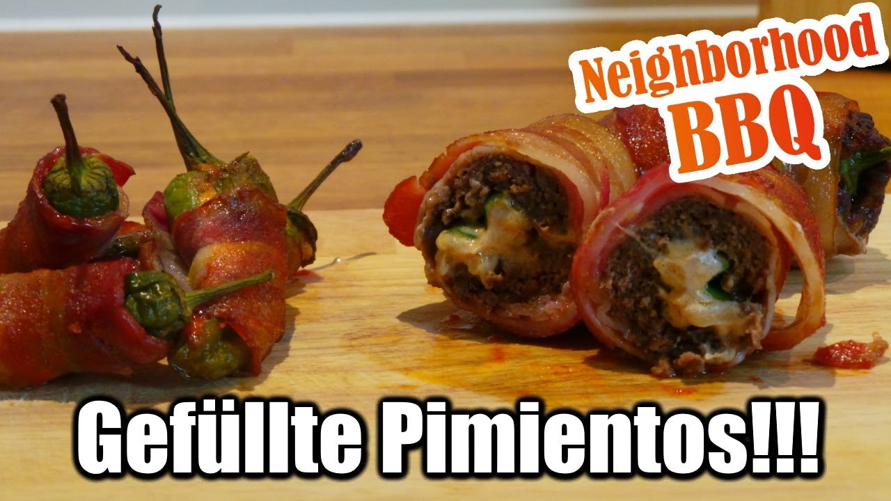 Gefüllte Pimientos vom Monolith le Chef!!! Mit Neighborhood BBQ