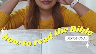How To Read Bible Devotional for Beginners Using SOAP Method | Easy Way on How to Read the Bible