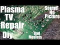 60in LG Plasma Tv Repair Has Sound and No Picture!