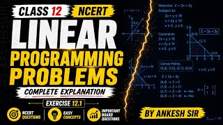🔥 Class 12 Maths Chapter 12 | Linear Programming Problems Ex 12.1 Solutions(Q5) | NCERT | Ankesh Sir