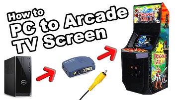 Hook up a PC to an Arcade TV Screen RCA or S Video Port Required