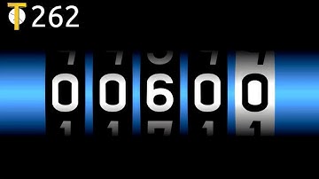 🇪🇳 [4K] Odometer 60 second timer ( v 262 ) + music