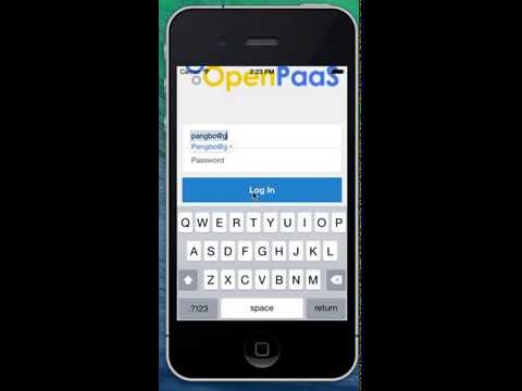 POC: OpenPaaS Ionic application