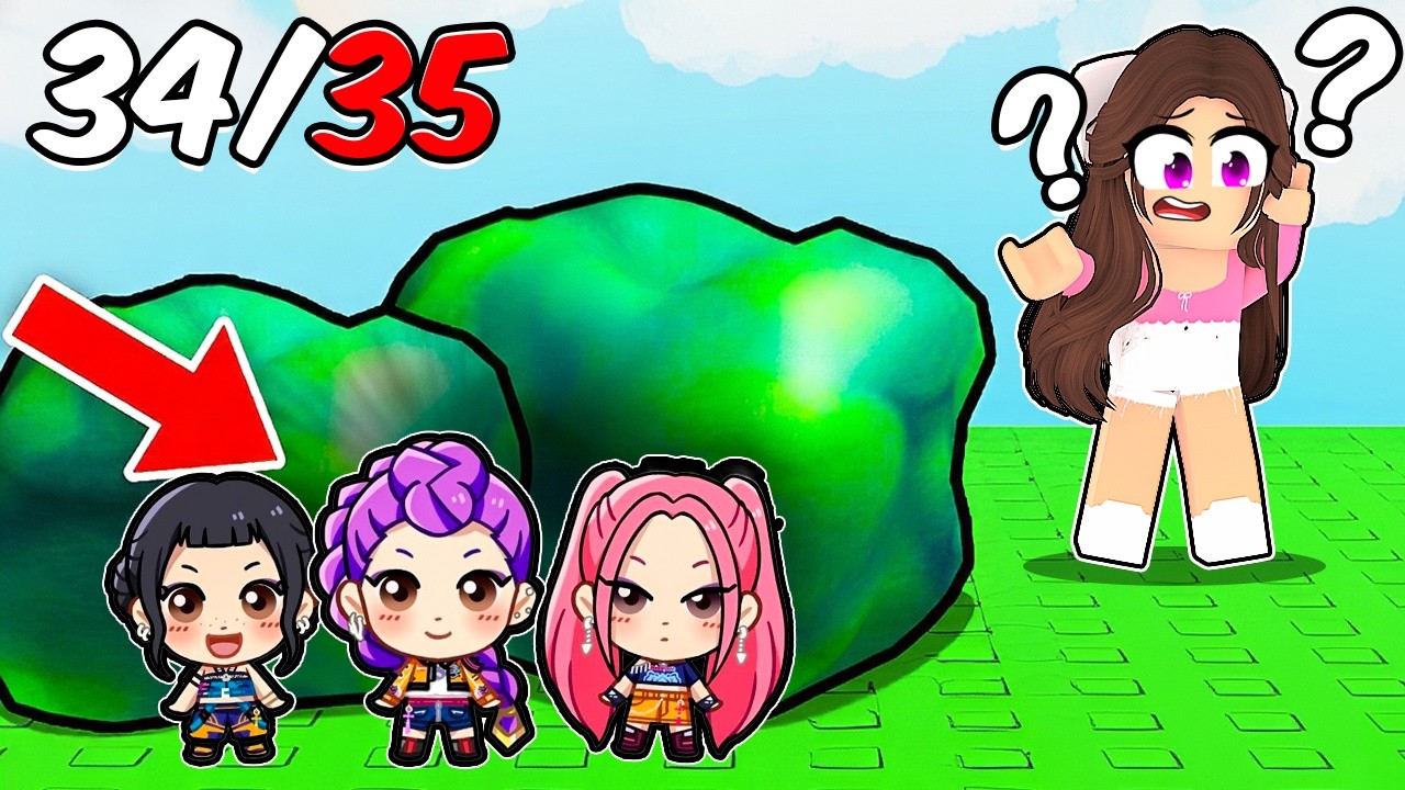 Roblox’ta SAKLANMIŞ K-POP DEMON HUNTERS Karakterlerini Buldum!!