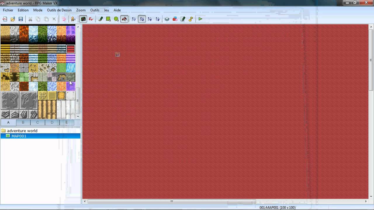 tuto 1 rpg maker vx - l'interface - YouTube