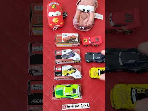 🌈खेल Disney Cars Tomica Oody satisfying #shorts #asmr #squeeze @marblerun-asmr