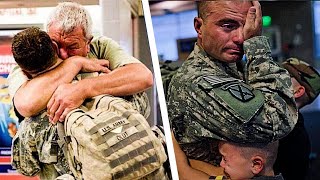 NEW 2024 Heartwarming Soldiers Coming Home (BEST COMPILATION)