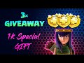 1k completed on YouTube 😍 || 1k special 3× giveaway | Gold pass giveaway ......Clash of Clans