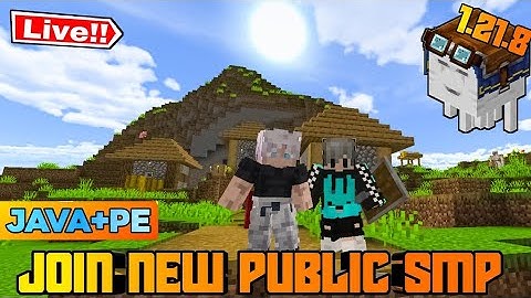 Join My 1.21 Public Smp | Minecraft Live Java + Pocket Edition | @rgs47ff