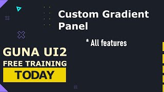 Guna UI2 Custom Gradient Panel Control