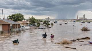 New Mexico Struck by Flash Floods! 🌊 Waist-Deep Water in Clovis, Highways Under Water