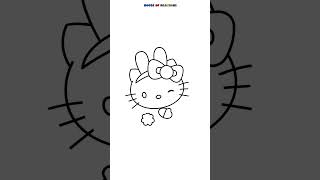 Hello Kitty as Easter Bunny Drawing Step by Step #shorts Net Worth
