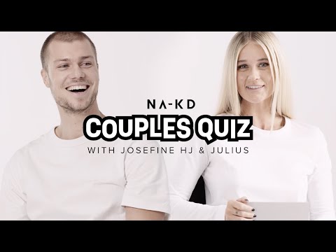 Josefine HJ & her boyfriend Julius play the Couple’s Quiz ? | NA-KD Fashion