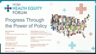 NCQA Health Equity Forum 2024: Progress Through Power of Policy