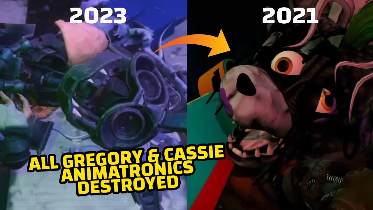 Cassie & Gregory, FNaF DLC Ruin in 2023