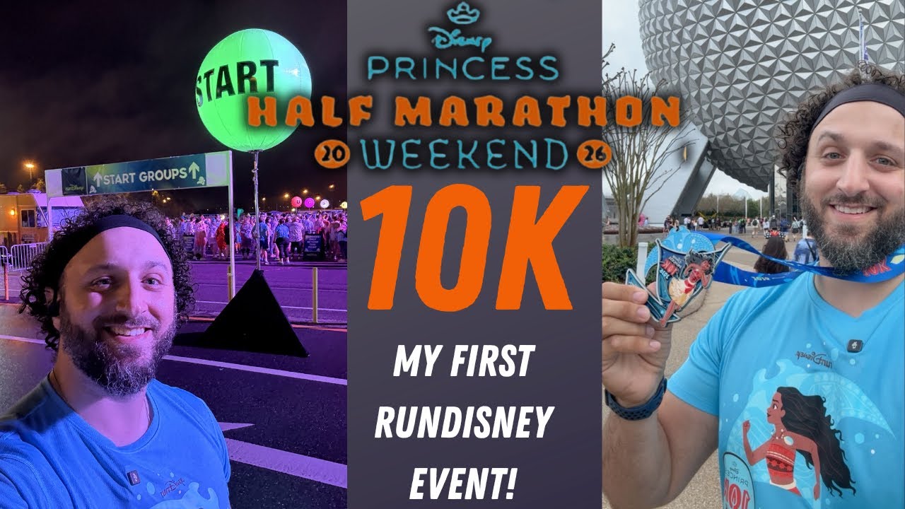 RunDisney Princess Weekend 10k 2026! My First RunDisney Event! Full Experience & Characters