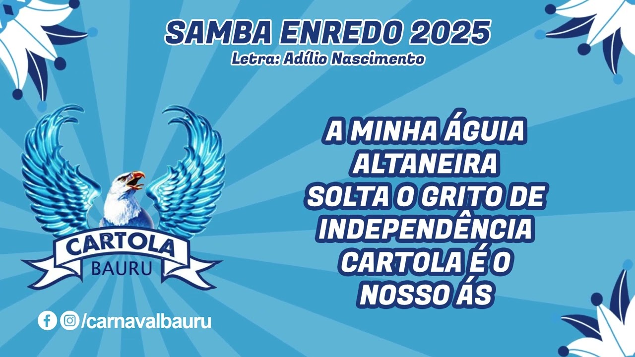 Samba Enredo 2025 - Acadêmicos da Cartola