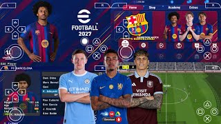 eFootball PES 2026 PPSSPP Android Offline Full Update UCL & League Kits 26/27 Season 4K Graphics screenshot 4