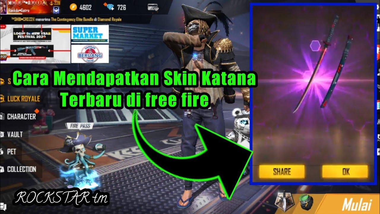 Terbaru!!!,Cara Mendapatkan Skin Katana Terbaru Di Free ...