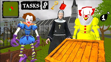 Clown Neighbors Chapel - Level 2 - Gameplay Walkthrough